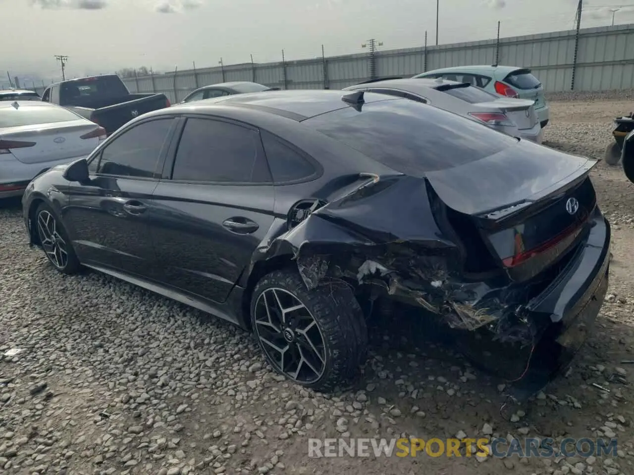 2 fotografías del automóvil dañado 5NPEJ4J29LH006025 HYUNDAI SONATA 2020