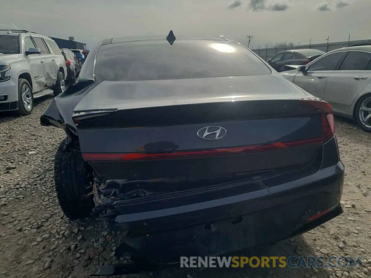 6 fotografías del automóvil dañado 5NPEJ4J29LH006025 HYUNDAI SONATA 2020