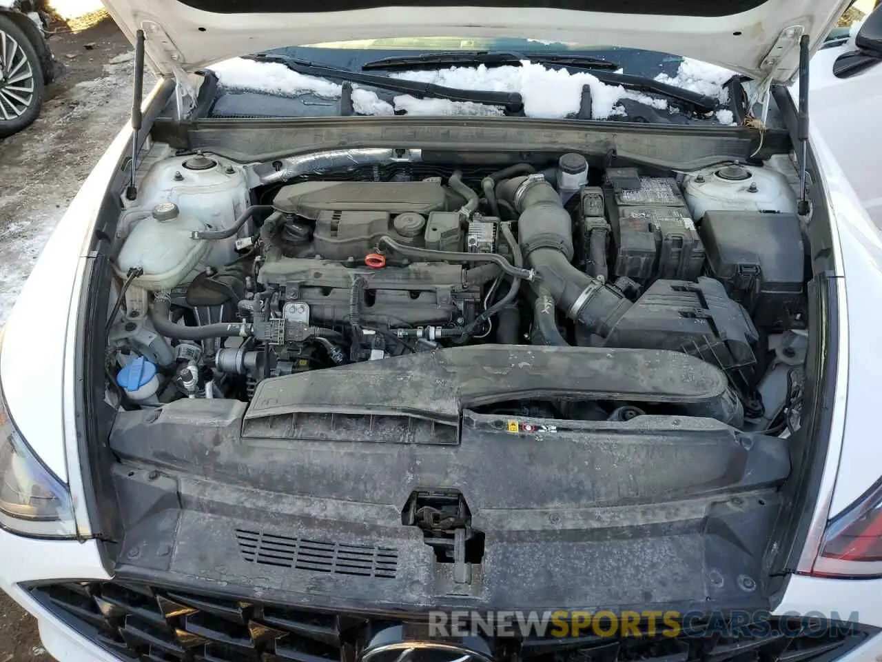 11 fotografías del automóvil dañado 5NPEJ4J29LH011905 HYUNDAI SONATA 2020