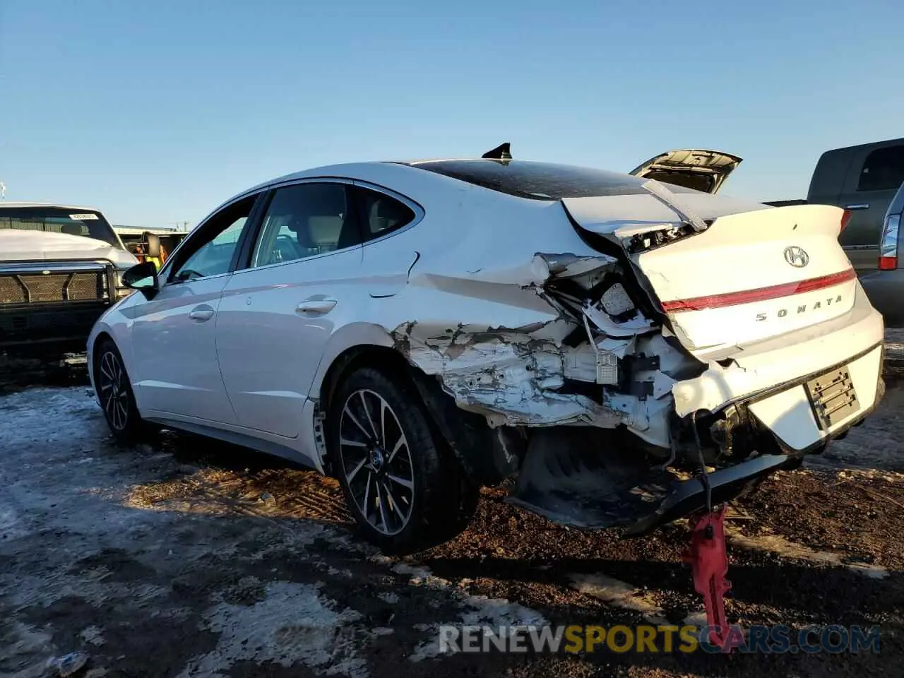 2 fotografías del automóvil dañado 5NPEJ4J29LH011905 HYUNDAI SONATA 2020