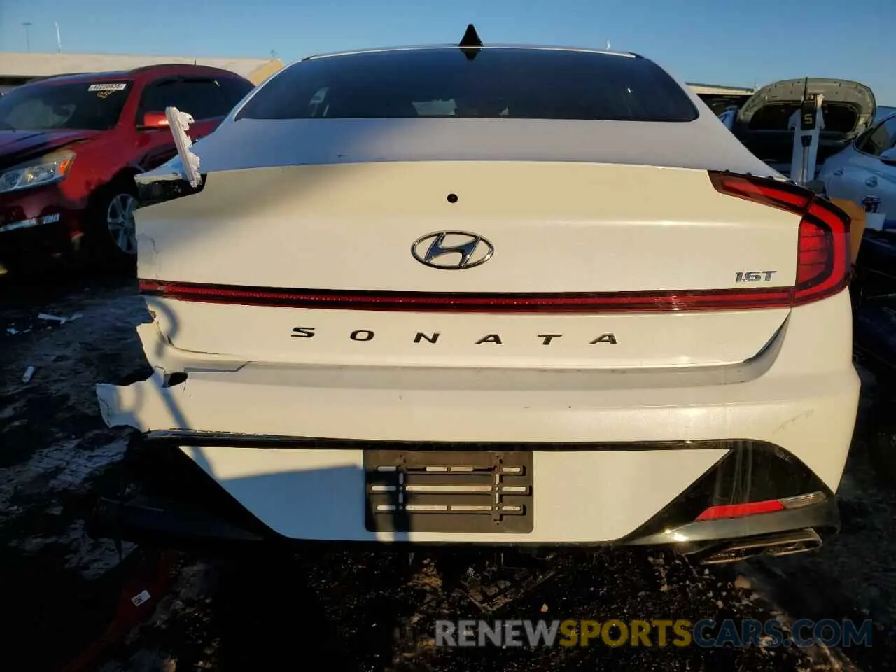 6 fotografías del automóvil dañado 5NPEJ4J29LH011905 HYUNDAI SONATA 2020