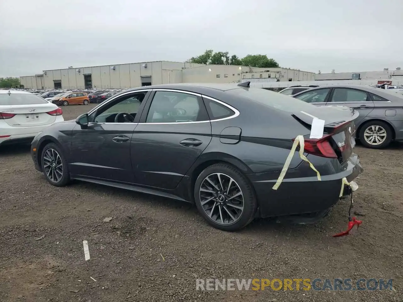 2 fotografías del automóvil dañado 5NPEJ4J29LH015842 HYUNDAI SONATA 2020