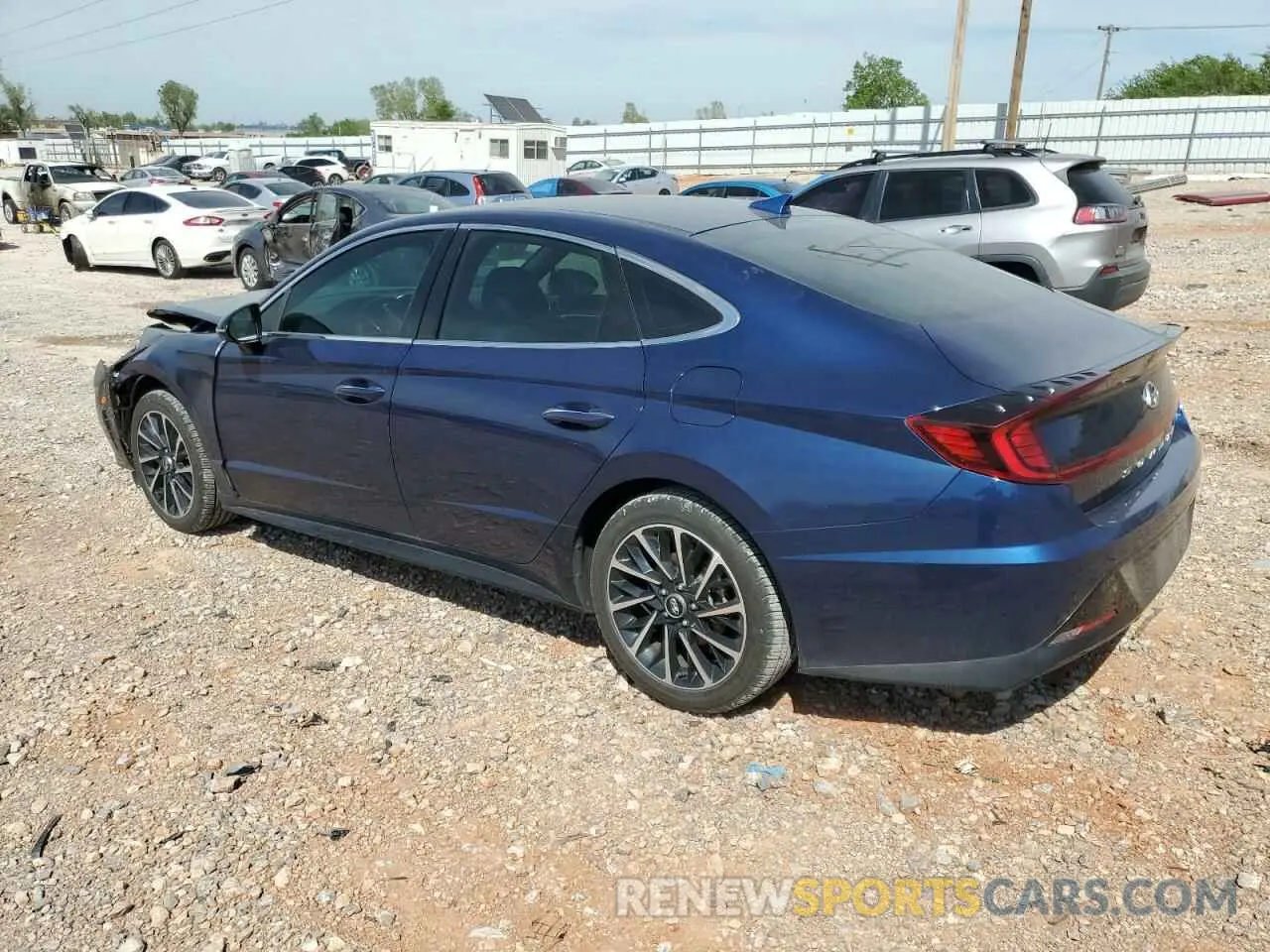 2 fotografías del automóvil dañado 5NPEJ4J2XLH010715 HYUNDAI SONATA 2020