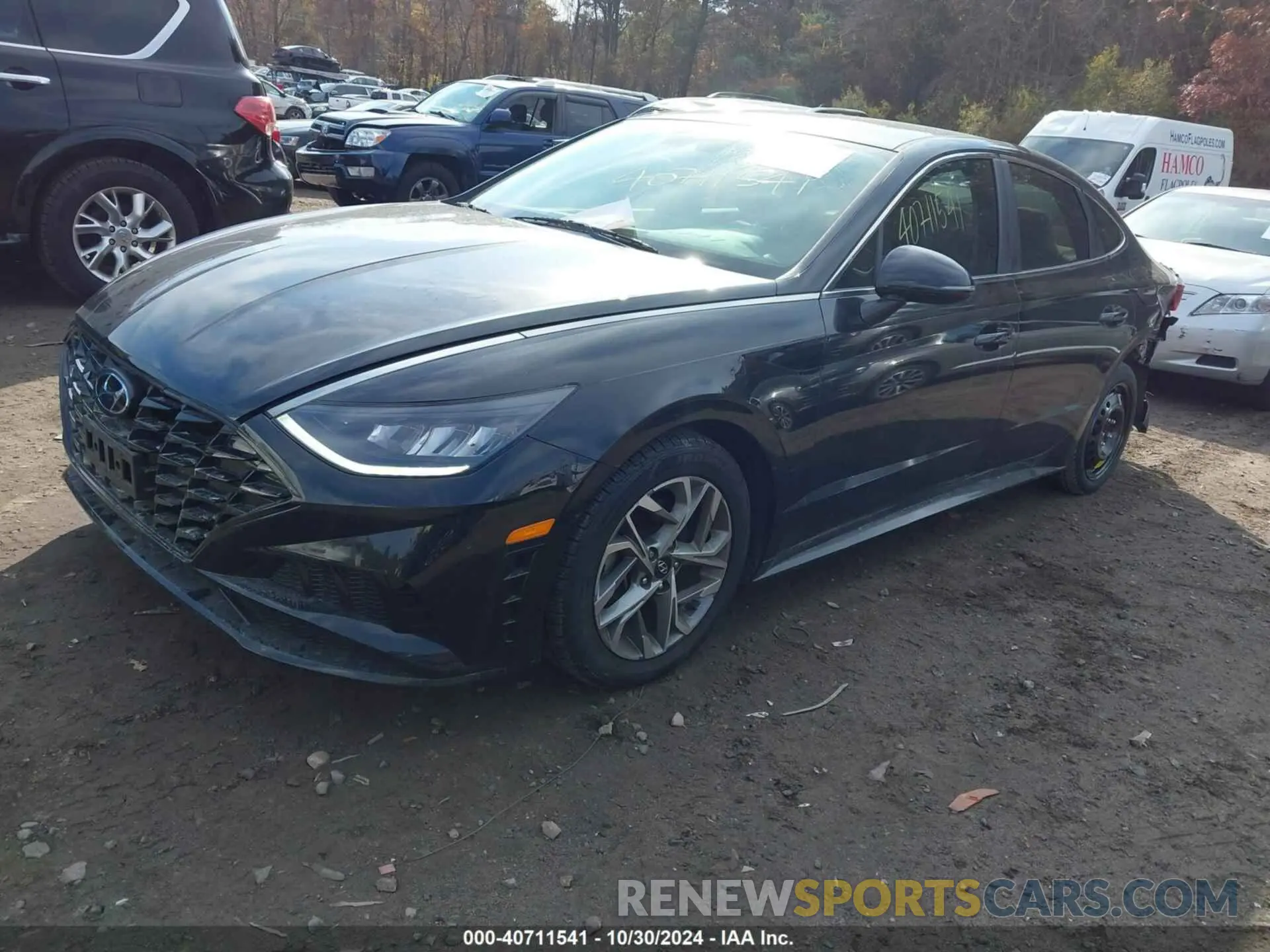 2 fotografías del automóvil dañado 5NPEL4JA0LH012121 HYUNDAI SONATA 2020