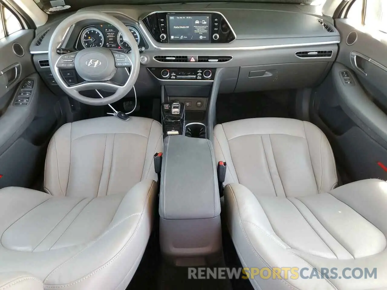 8 fotografías del automóvil dañado 5NPEL4JA0LH014015 HYUNDAI SONATA 2020