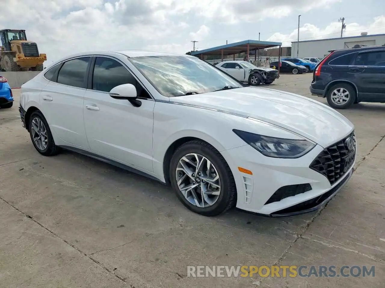 4 fotografías del automóvil dañado 5NPEL4JA0LH053574 HYUNDAI SONATA 2020