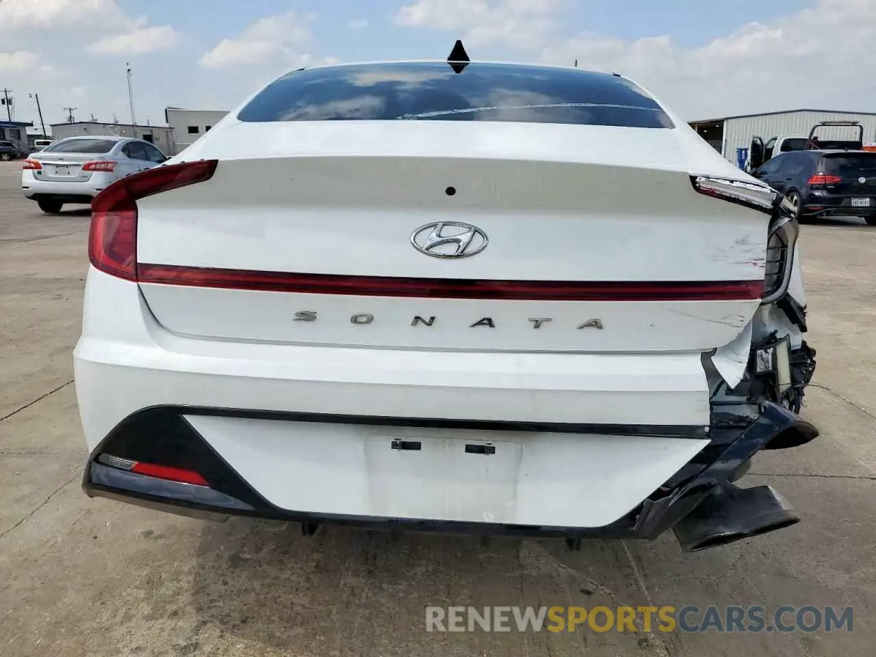 6 fotografías del automóvil dañado 5NPEL4JA0LH053574 HYUNDAI SONATA 2020