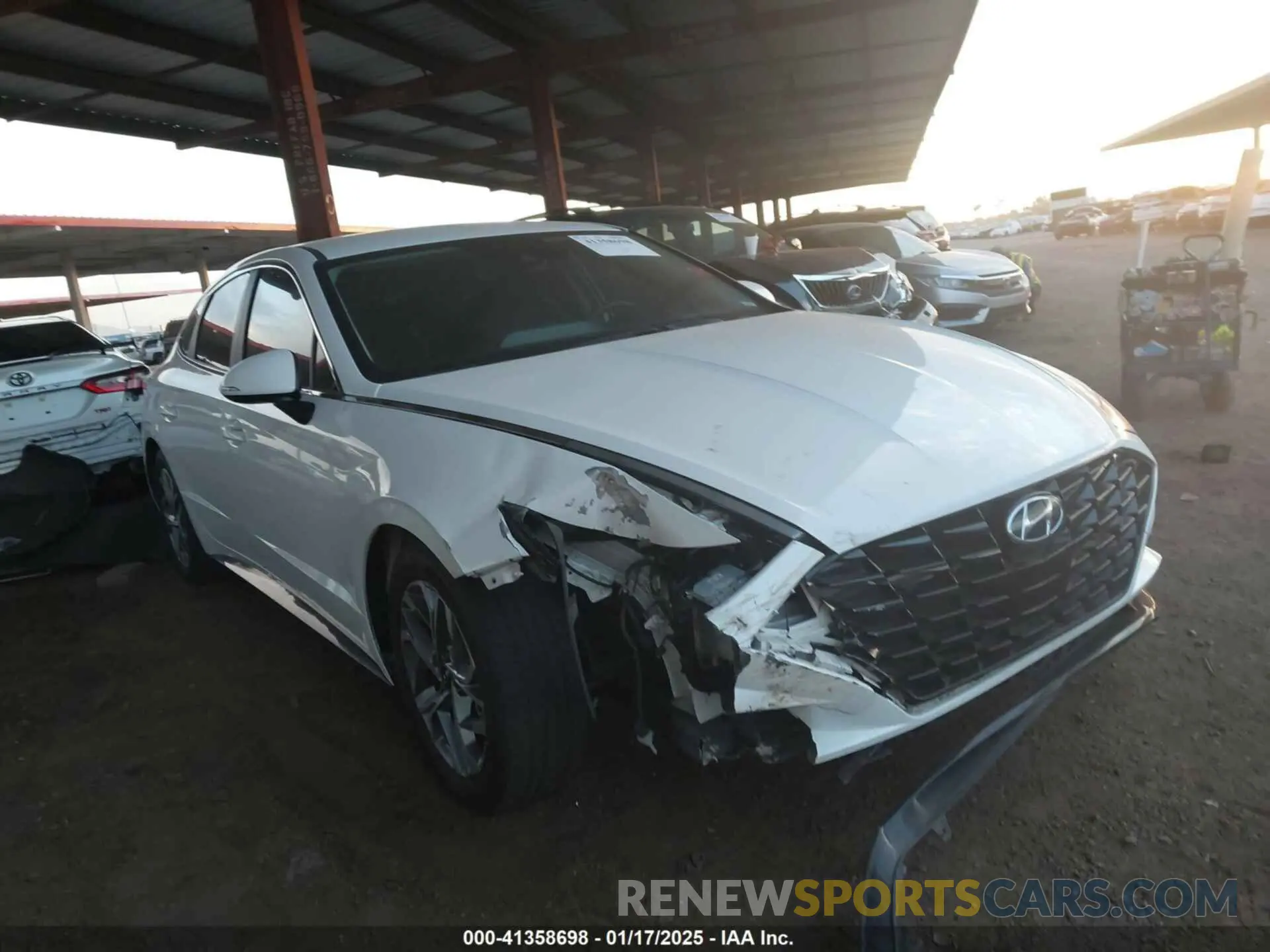 1 fotografías del automóvil dañado 5NPEL4JA1LH056936 HYUNDAI SONATA 2020