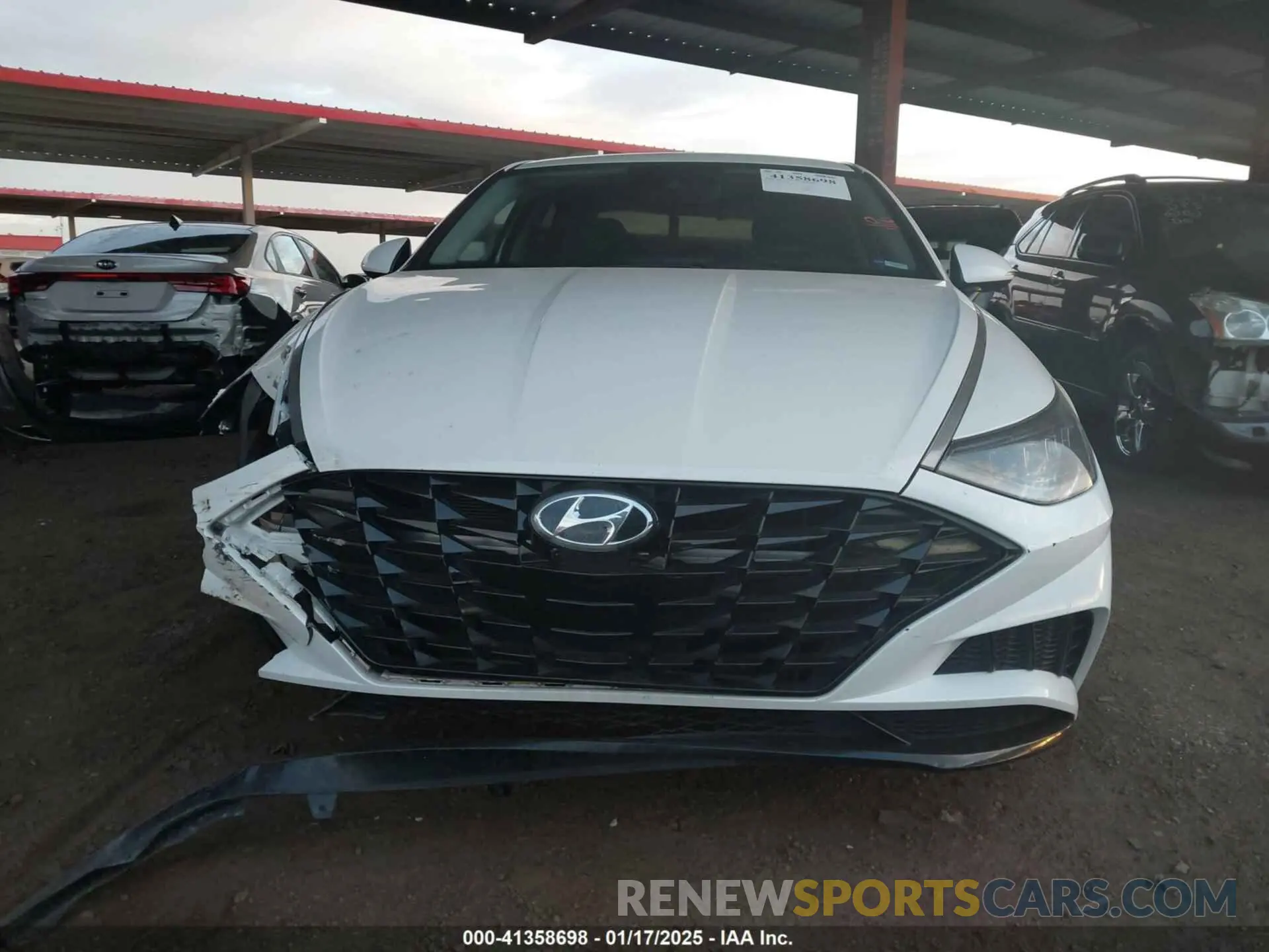 12 fotografías del automóvil dañado 5NPEL4JA1LH056936 HYUNDAI SONATA 2020