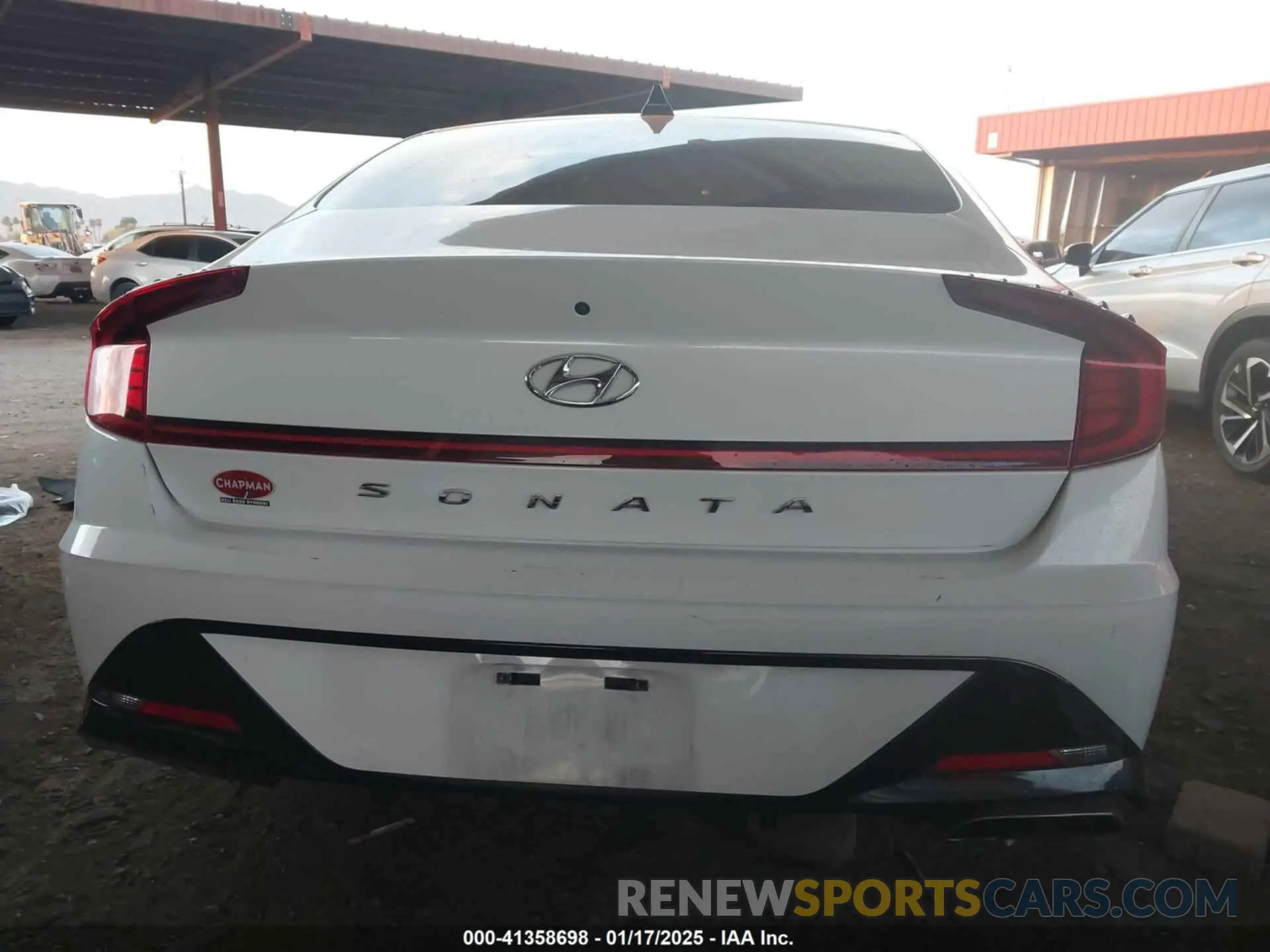16 fotografías del automóvil dañado 5NPEL4JA1LH056936 HYUNDAI SONATA 2020