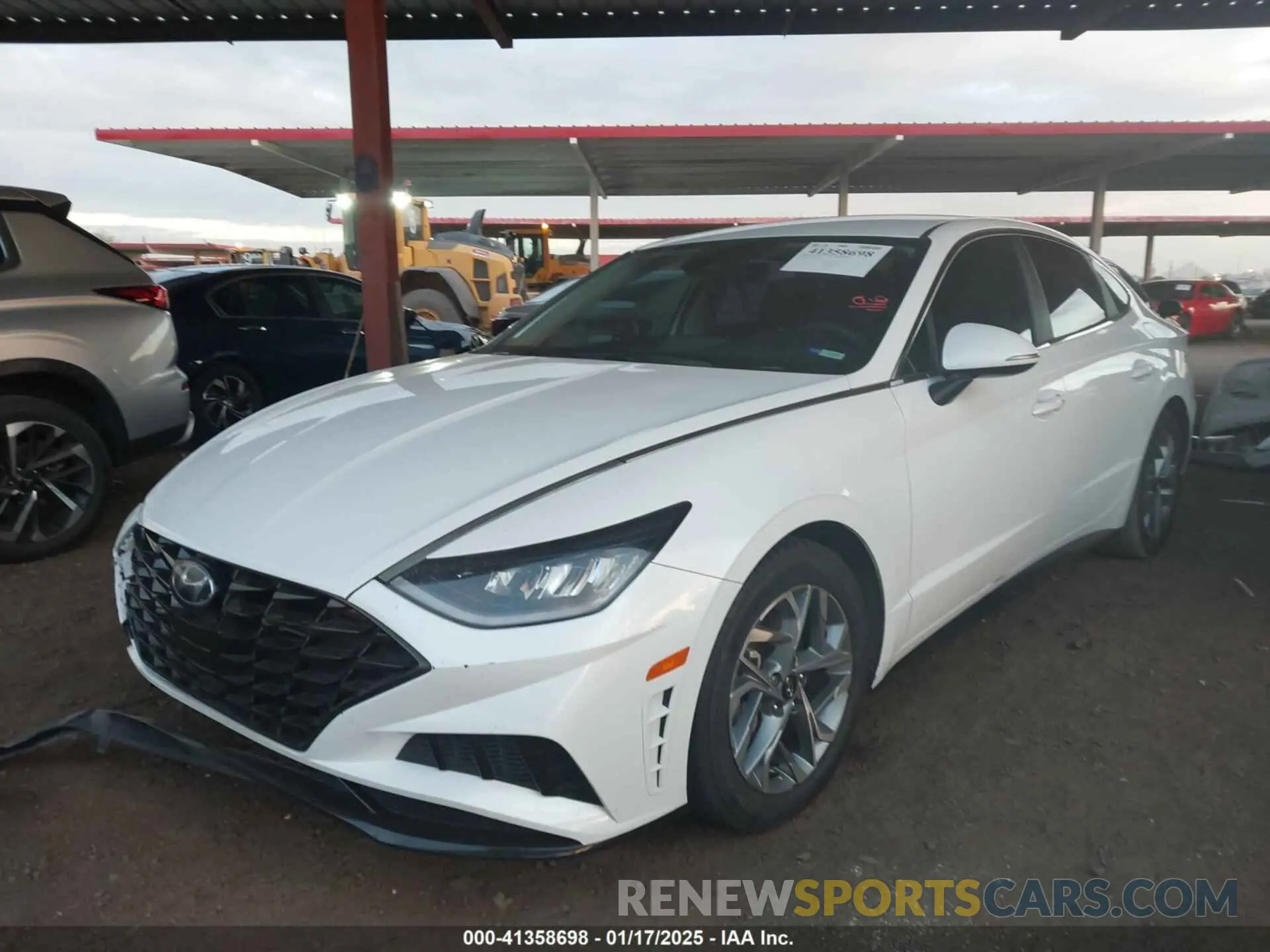 2 fotografías del automóvil dañado 5NPEL4JA1LH056936 HYUNDAI SONATA 2020