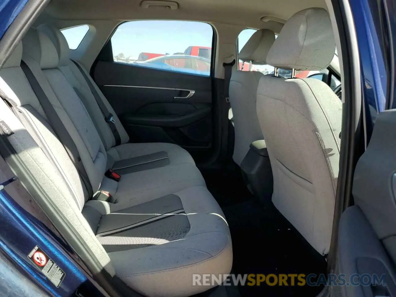 10 fotografías del automóvil dañado 5NPEL4JA2LH051860 HYUNDAI SONATA 2020