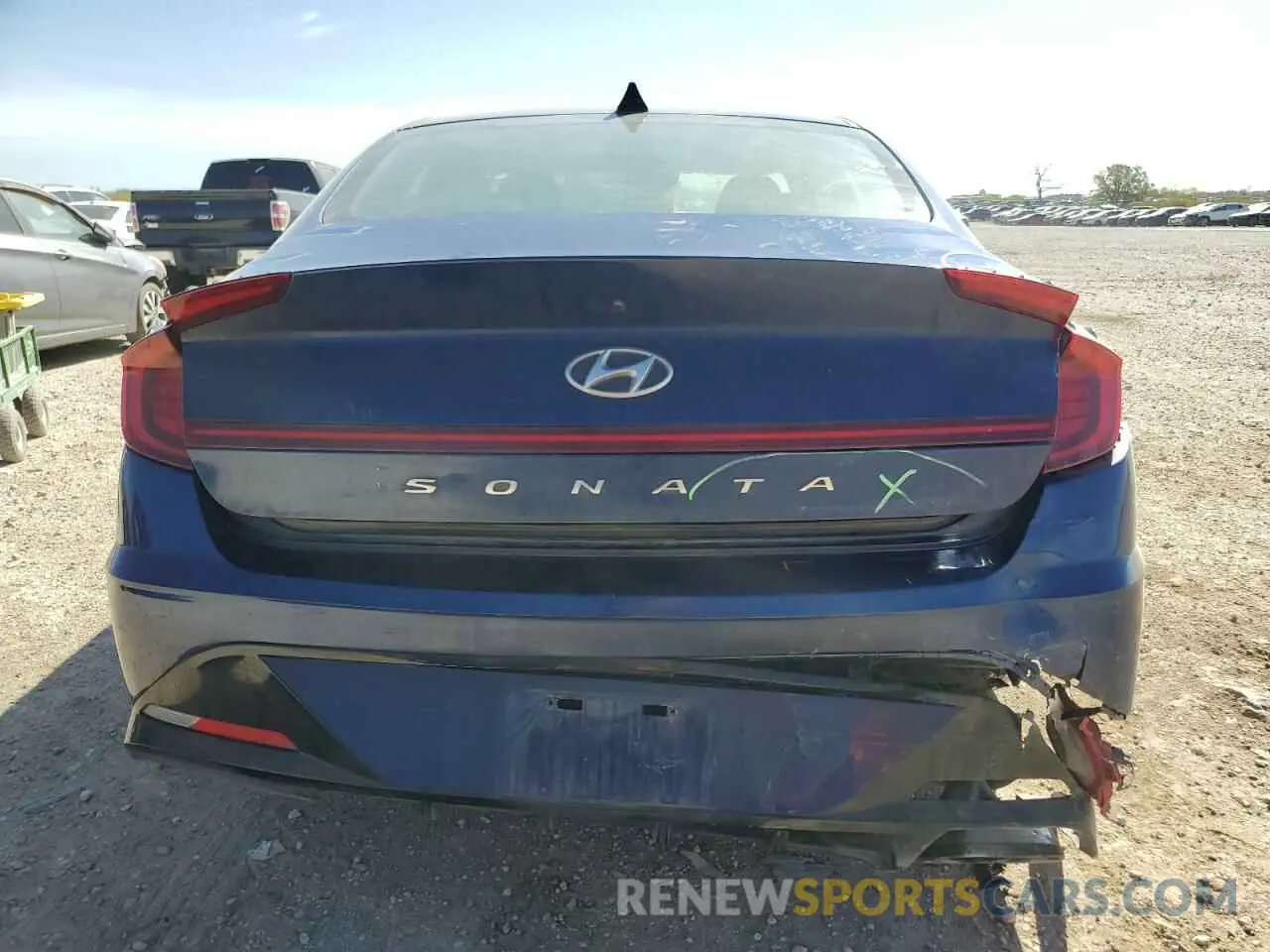 6 fotografías del automóvil dañado 5NPEL4JA2LH051860 HYUNDAI SONATA 2020