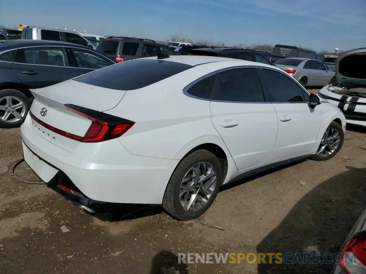 3 fotografías del automóvil dañado 5NPEL4JA4LH044621 HYUNDAI SONATA 2020