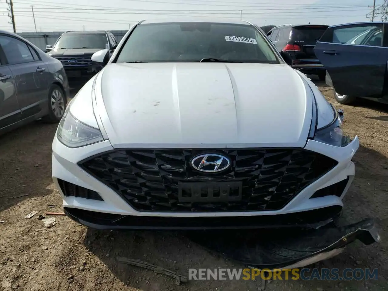 5 fotografías del automóvil dañado 5NPEL4JA4LH044621 HYUNDAI SONATA 2020