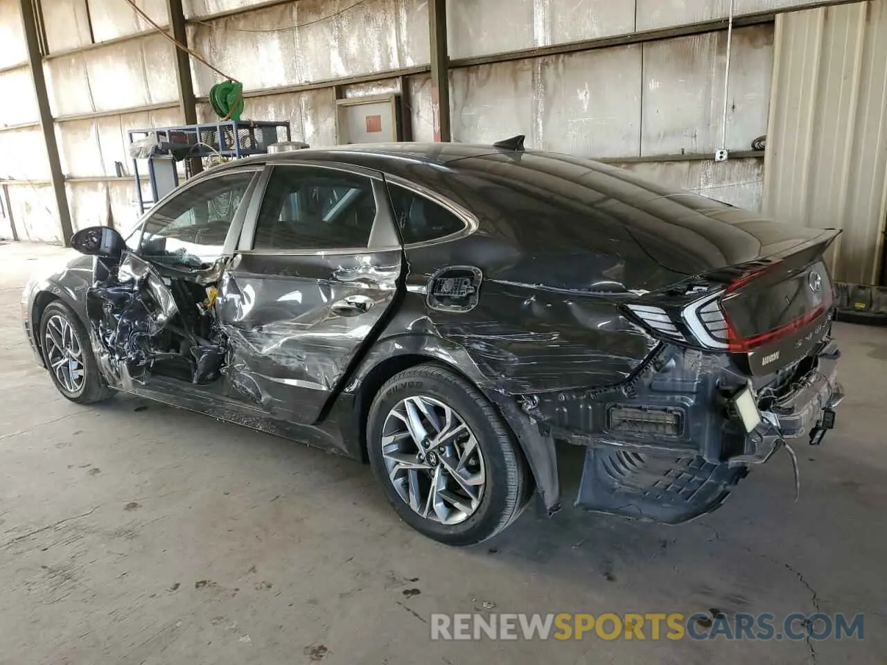 2 fotografías del automóvil dañado 5NPEL4JA4LH057627 HYUNDAI SONATA 2020