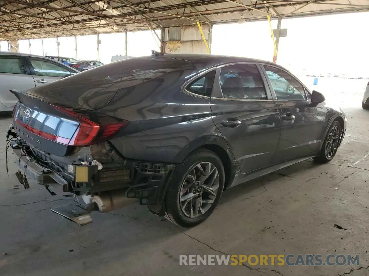 3 fotografías del automóvil dañado 5NPEL4JA4LH057627 HYUNDAI SONATA 2020