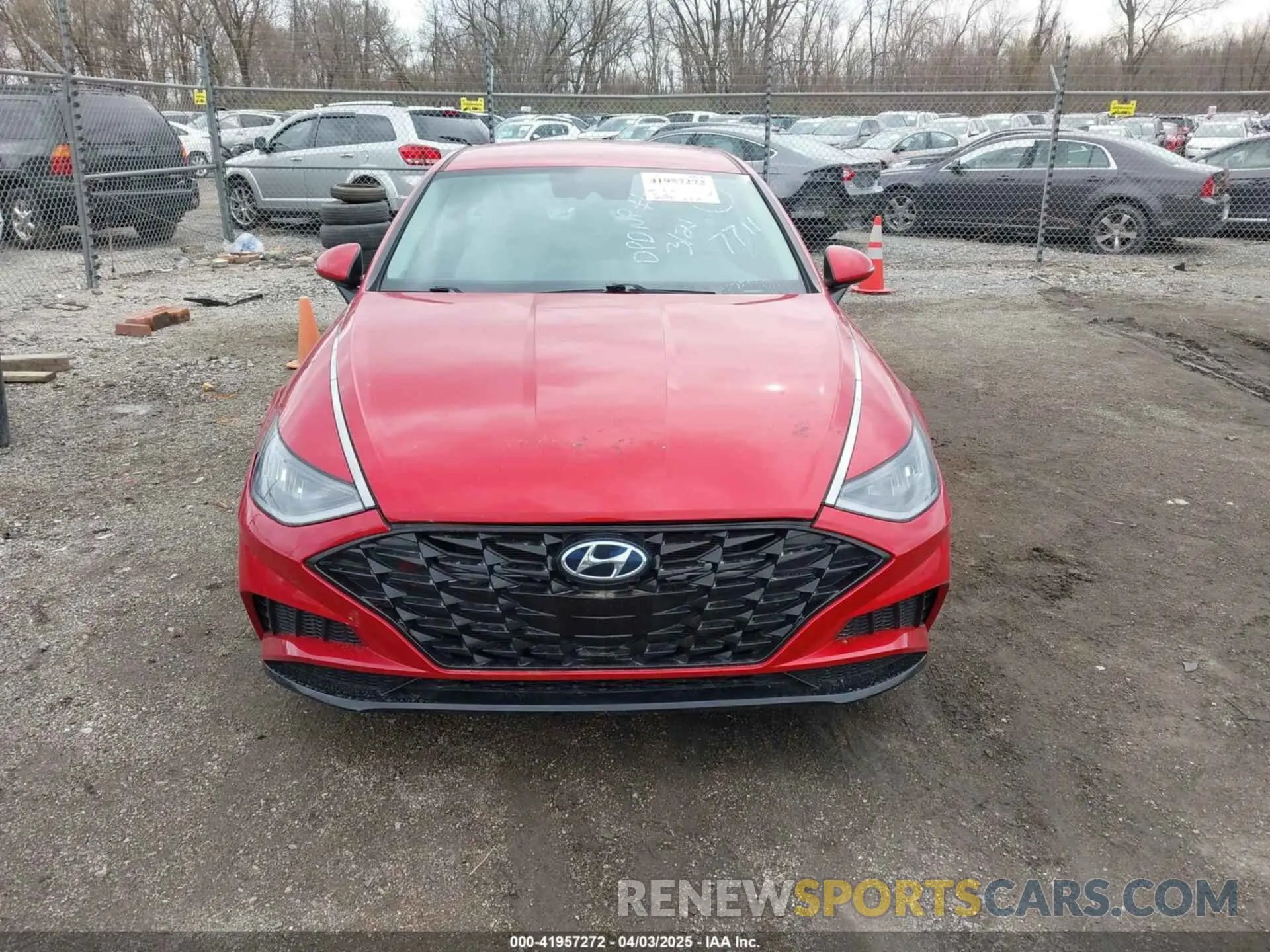 12 fotografías del automóvil dañado 5NPEL4JA4LH057711 HYUNDAI SONATA 2020
