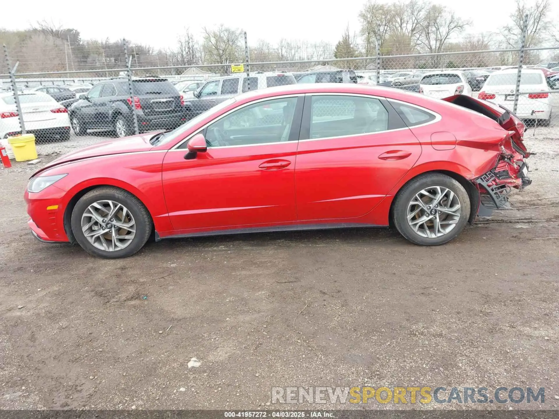 14 fotografías del automóvil dañado 5NPEL4JA4LH057711 HYUNDAI SONATA 2020