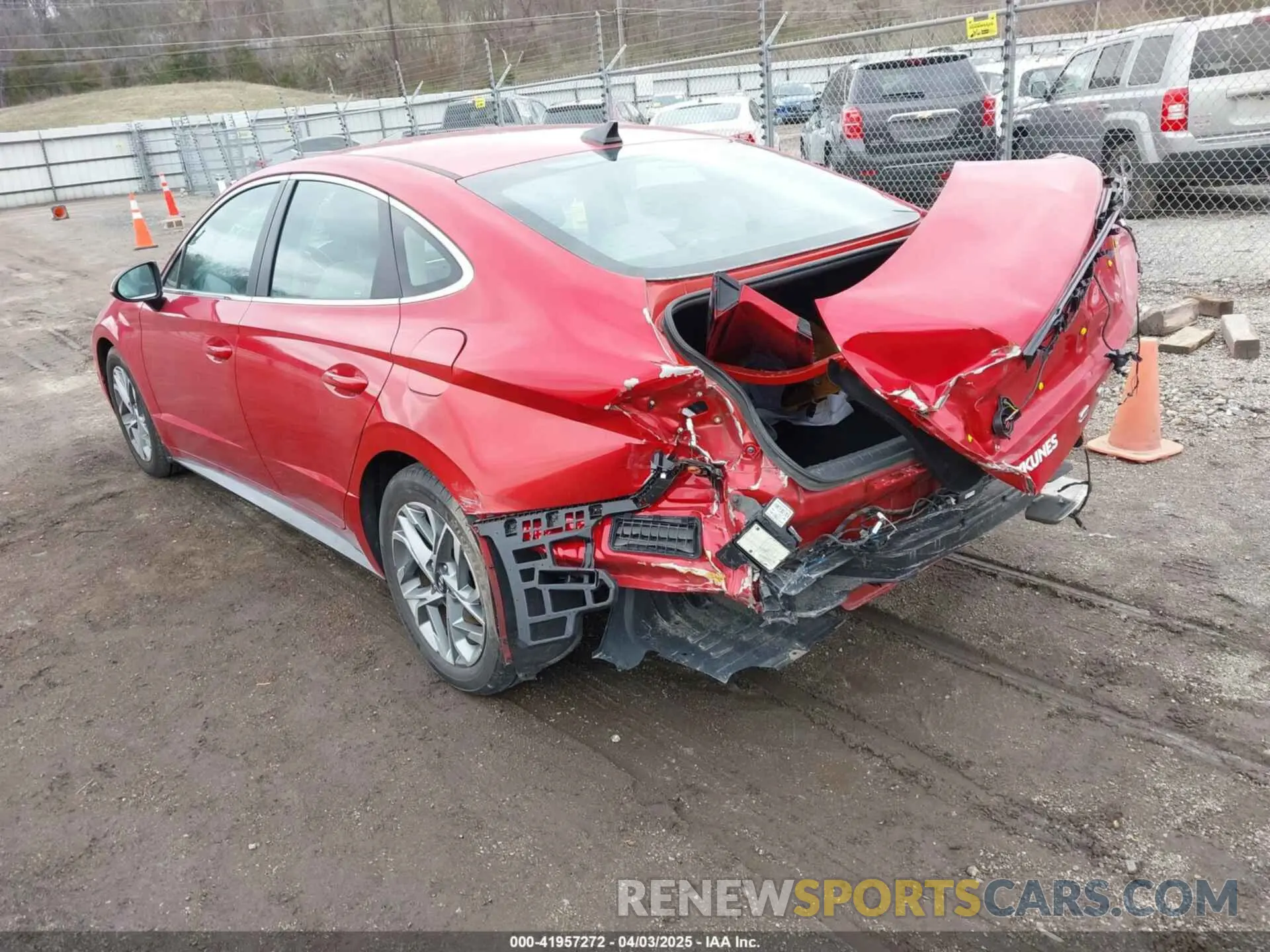 3 fotografías del automóvil dañado 5NPEL4JA4LH057711 HYUNDAI SONATA 2020