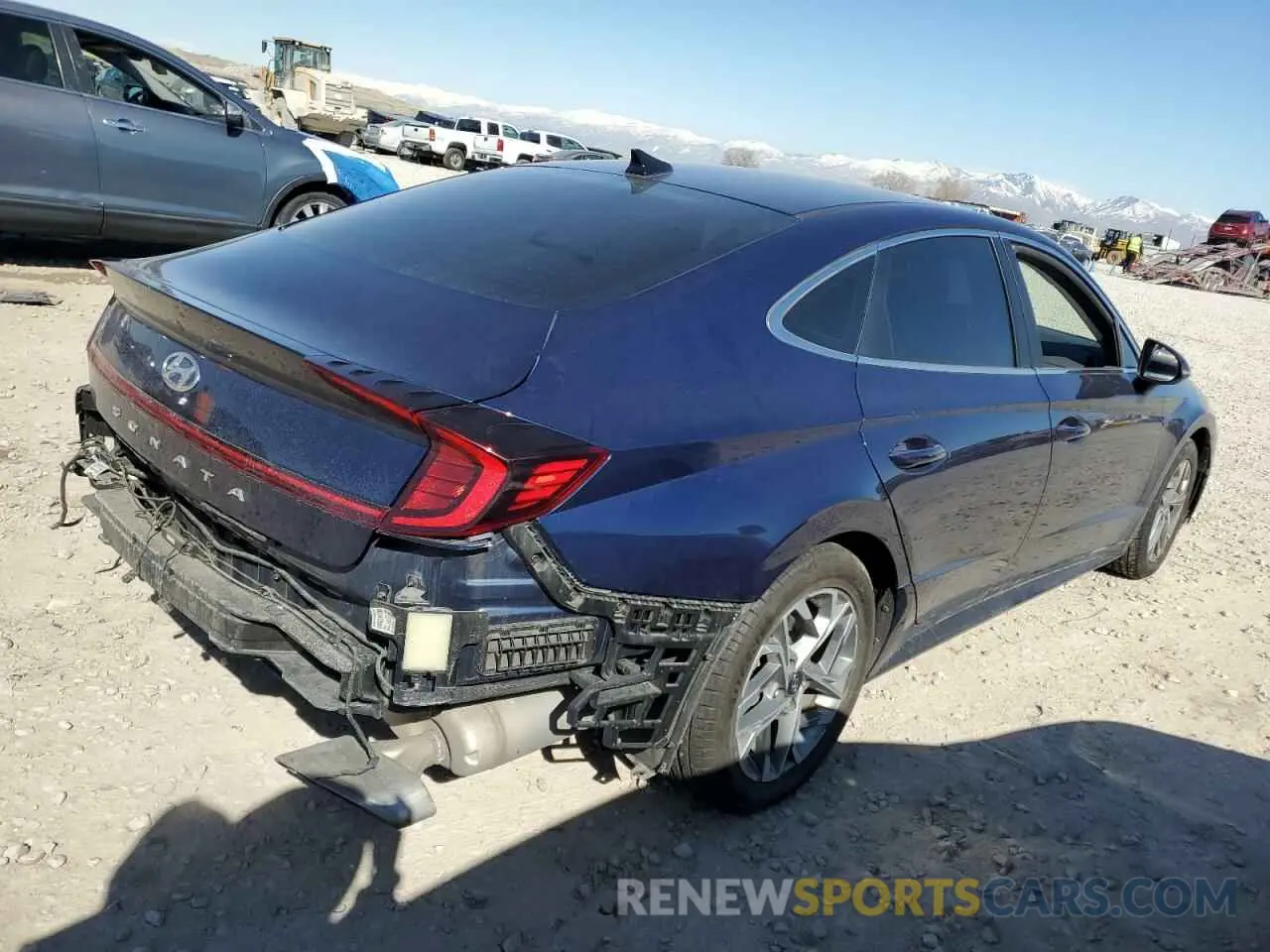 3 fotografías del automóvil dañado 5NPEL4JA5LH043865 HYUNDAI SONATA 2020