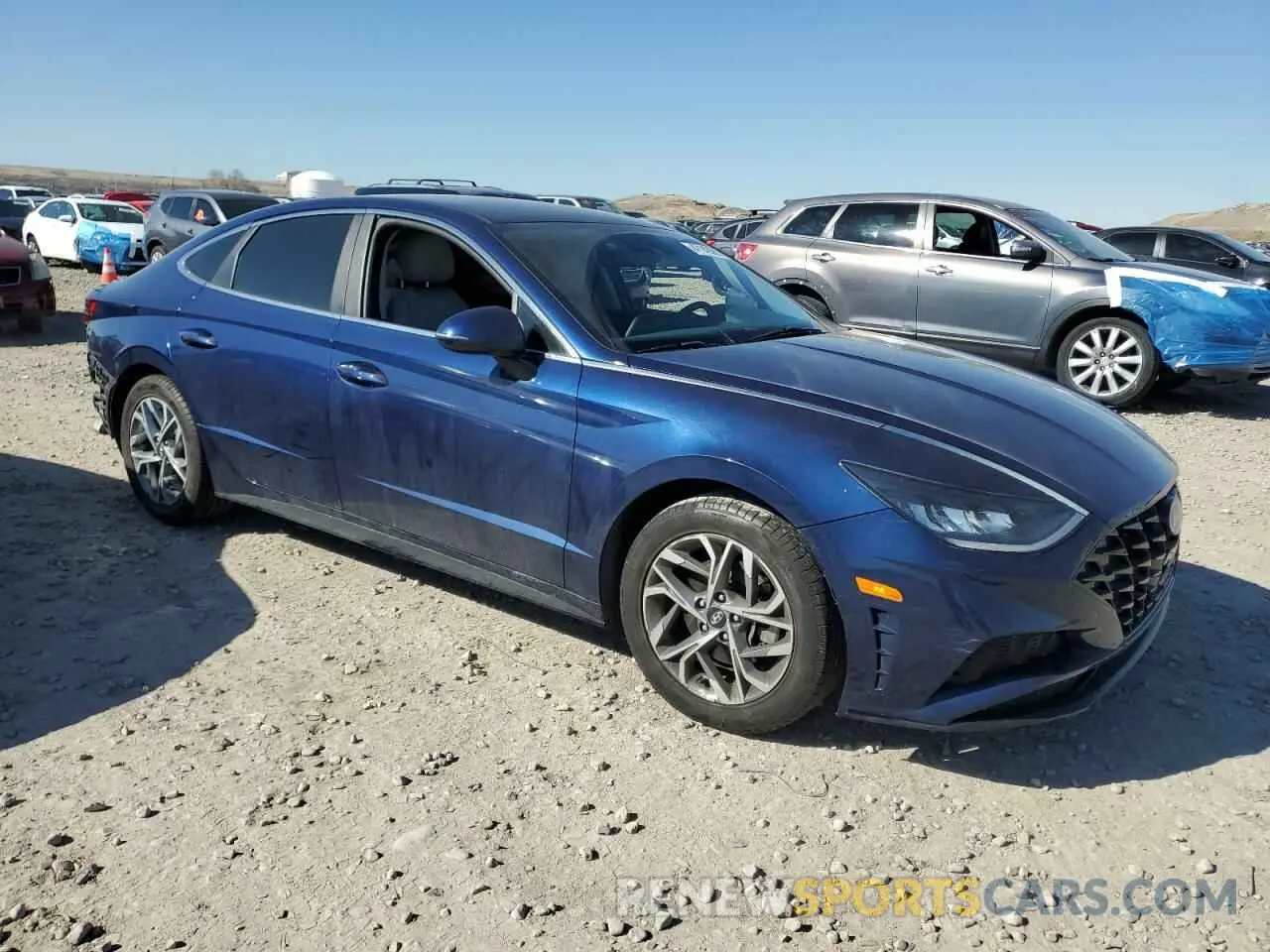 4 fotografías del automóvil dañado 5NPEL4JA5LH043865 HYUNDAI SONATA 2020