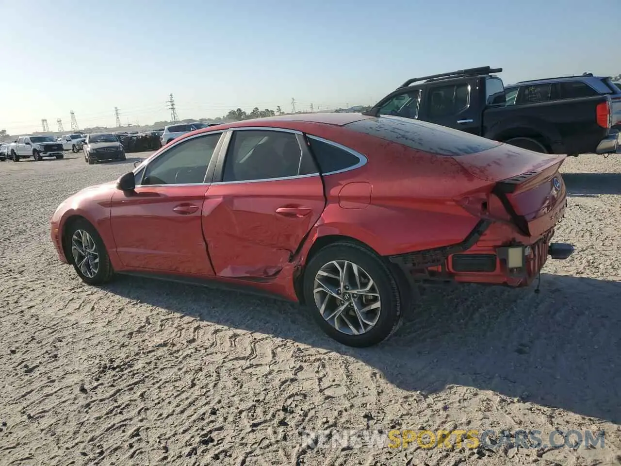 2 fotografías del automóvil dañado 5NPEL4JA7LH010771 HYUNDAI SONATA 2020