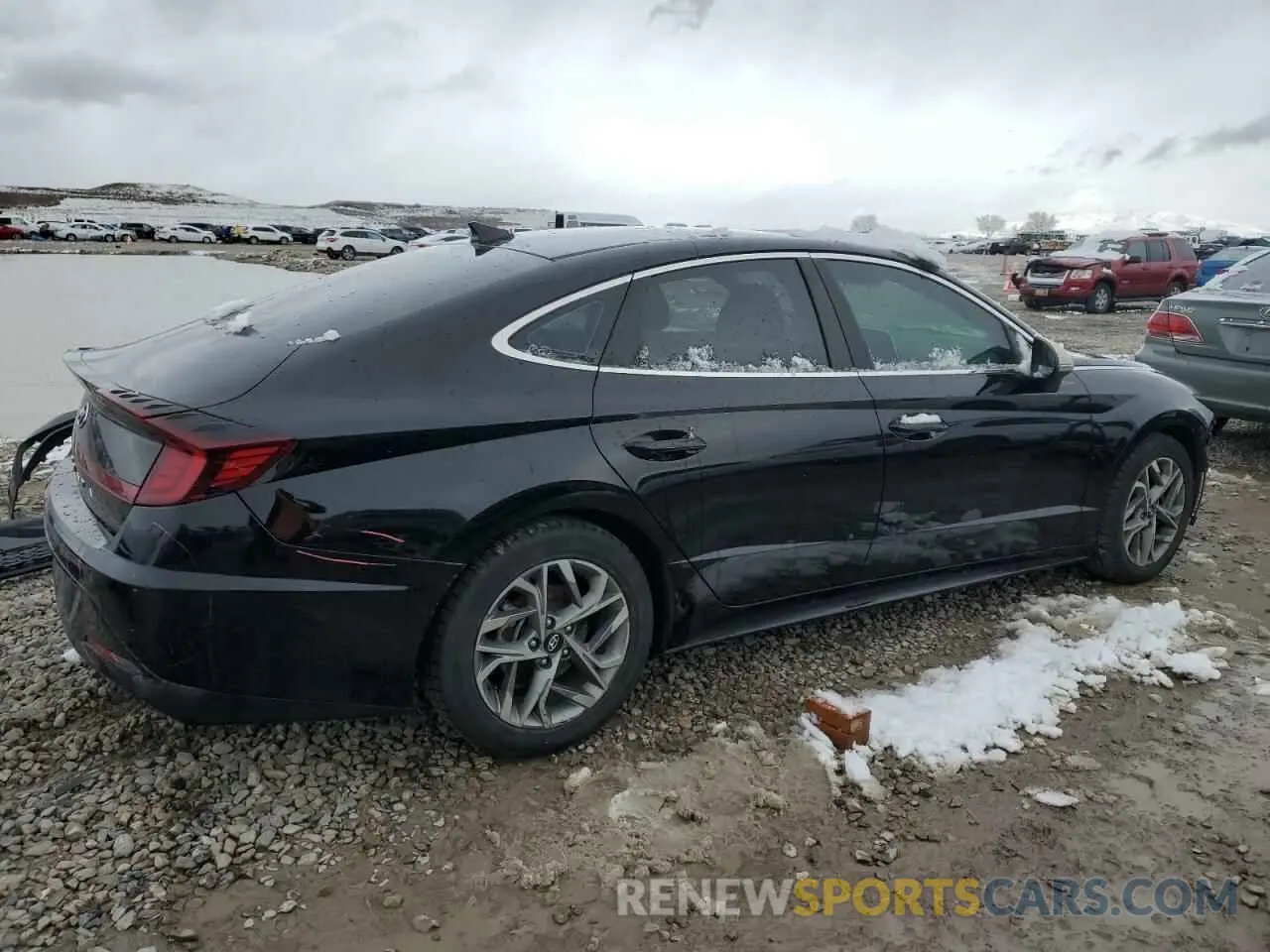 3 fotografías del automóvil dañado 5NPEL4JA8LH053905 HYUNDAI SONATA 2020