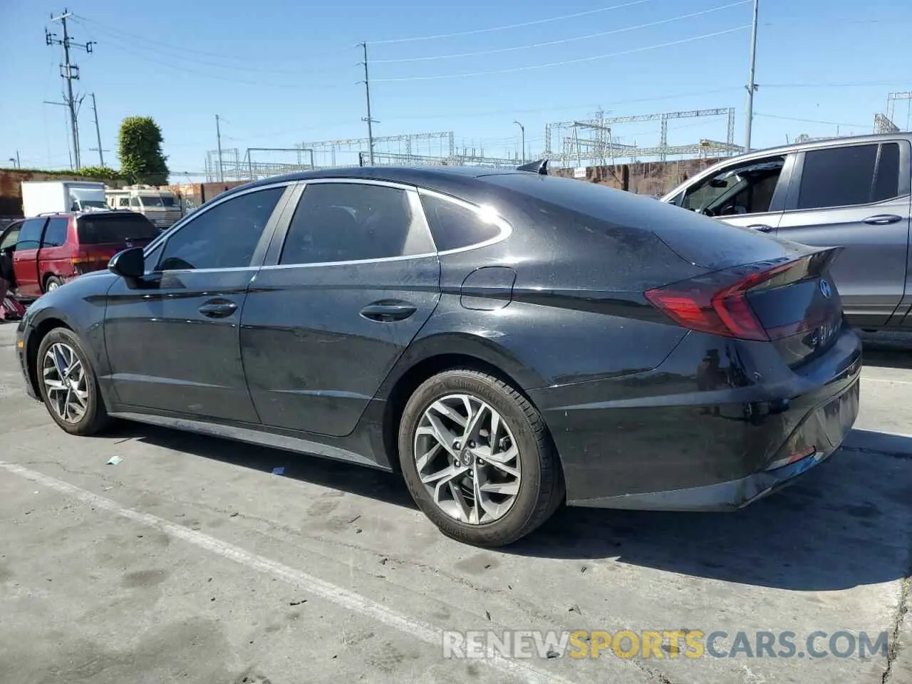 2 fotografías del automóvil dañado 5NPEL4JAXLH062105 HYUNDAI SONATA 2020