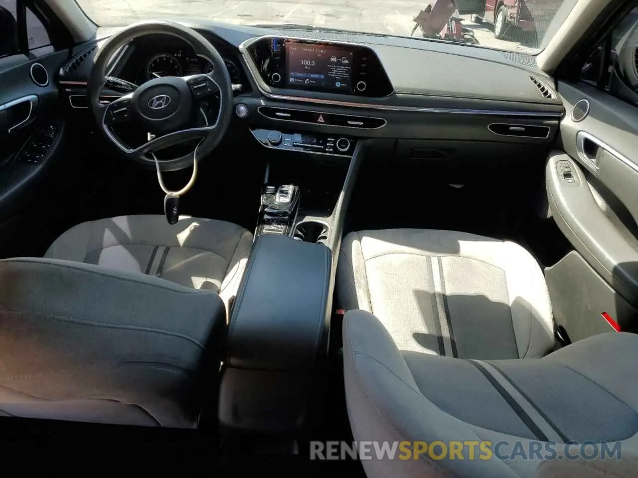 8 fotografías del automóvil dañado 5NPEL4JAXLH062105 HYUNDAI SONATA 2020