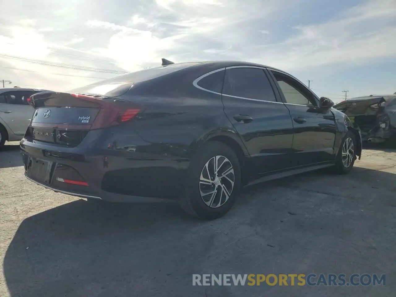 3 fotografías del automóvil dañado KMHL24JJ0LA014027 HYUNDAI SONATA 2020