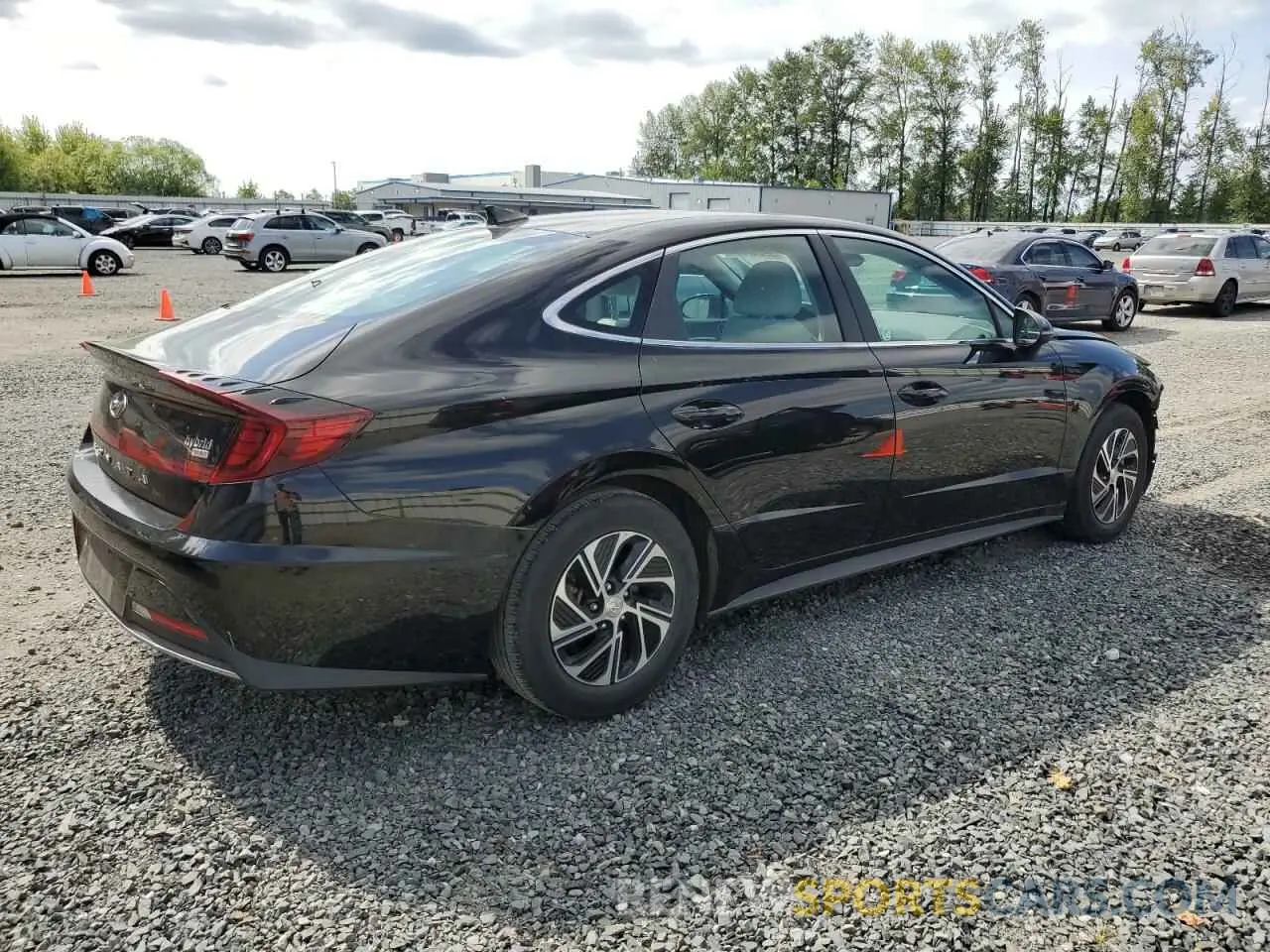 3 fotografías del automóvil dañado KMHL24JJ8LA013935 HYUNDAI SONATA 2020
