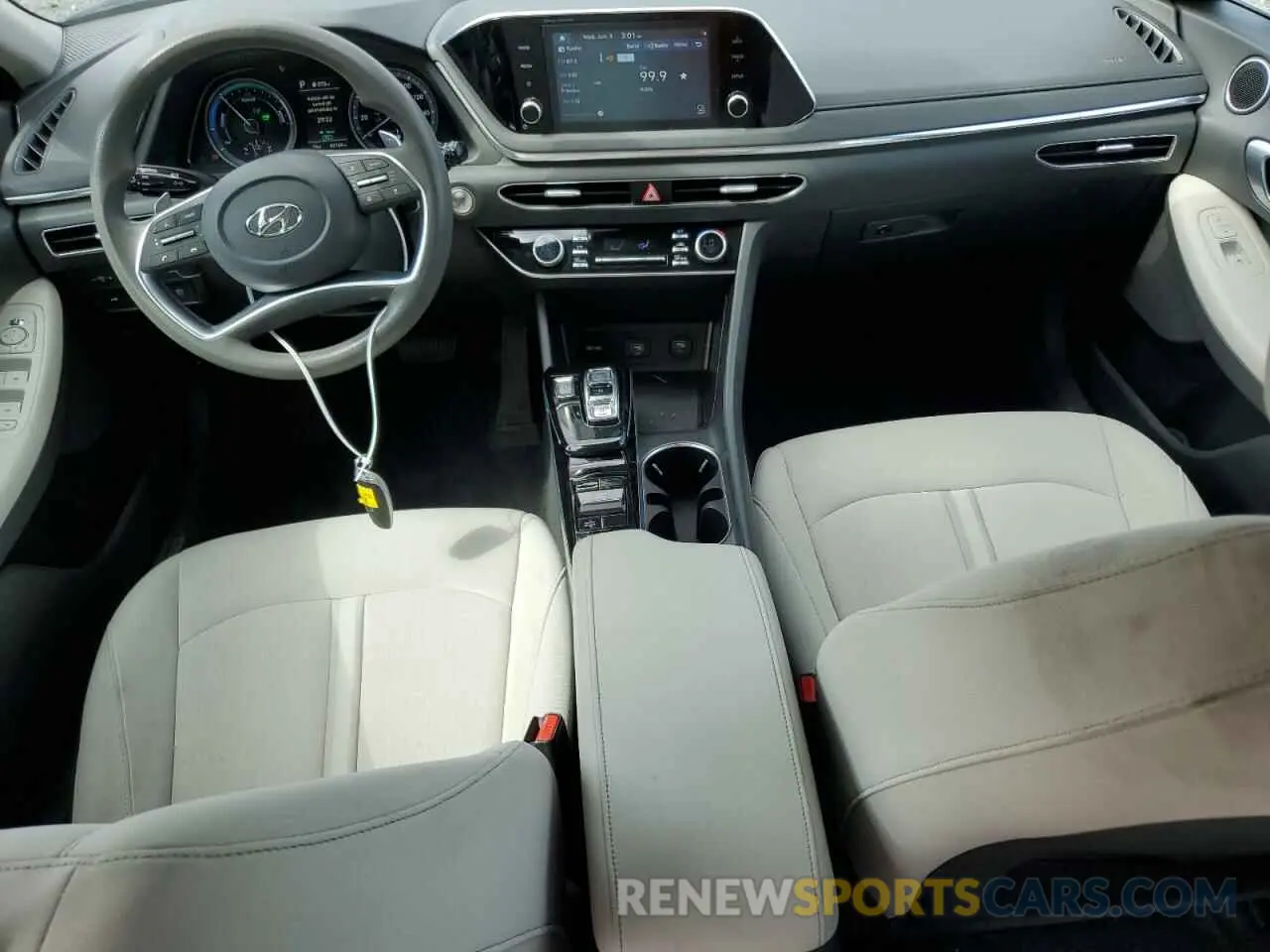 8 fotografías del automóvil dañado KMHL24JJ8LA013935 HYUNDAI SONATA 2020