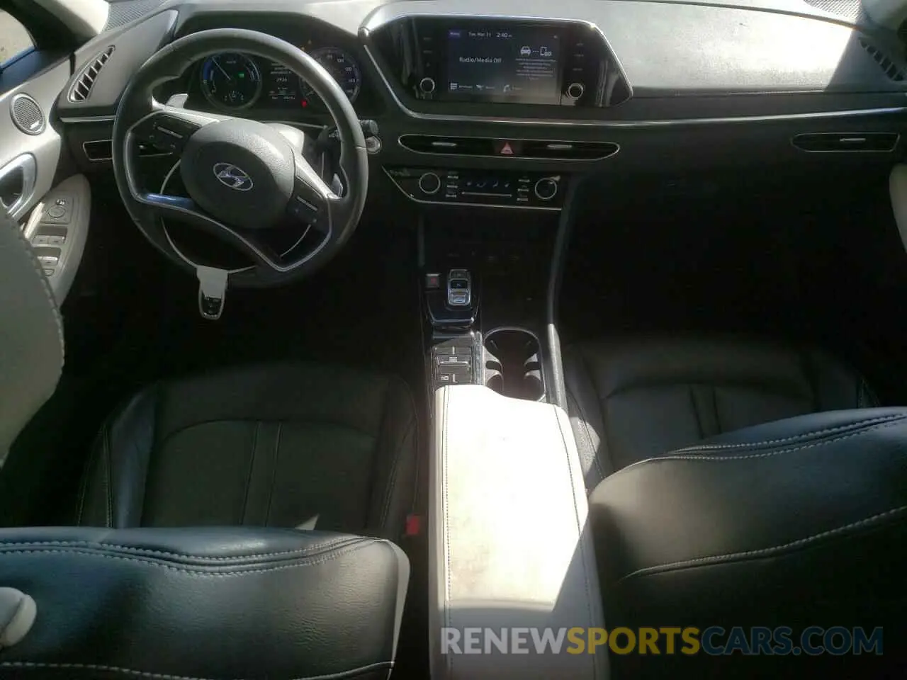 8 fotografías del automóvil dañado KMHL34JJ4LA011547 HYUNDAI SONATA 2020