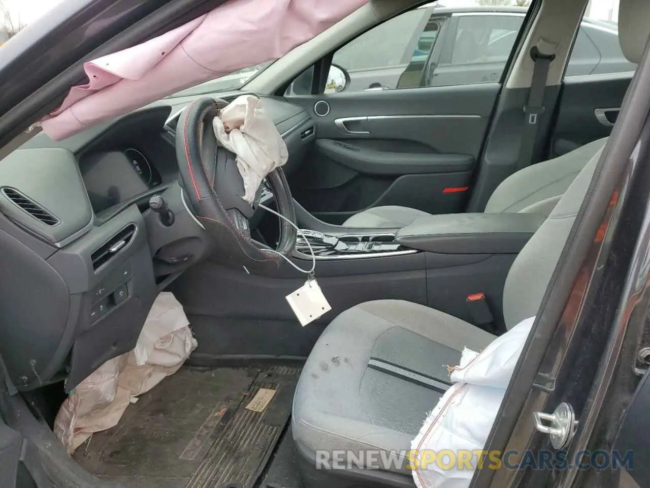 7 fotografías del automóvil dañado 5NPEF4JA0MH079844 HYUNDAI SONATA 2021