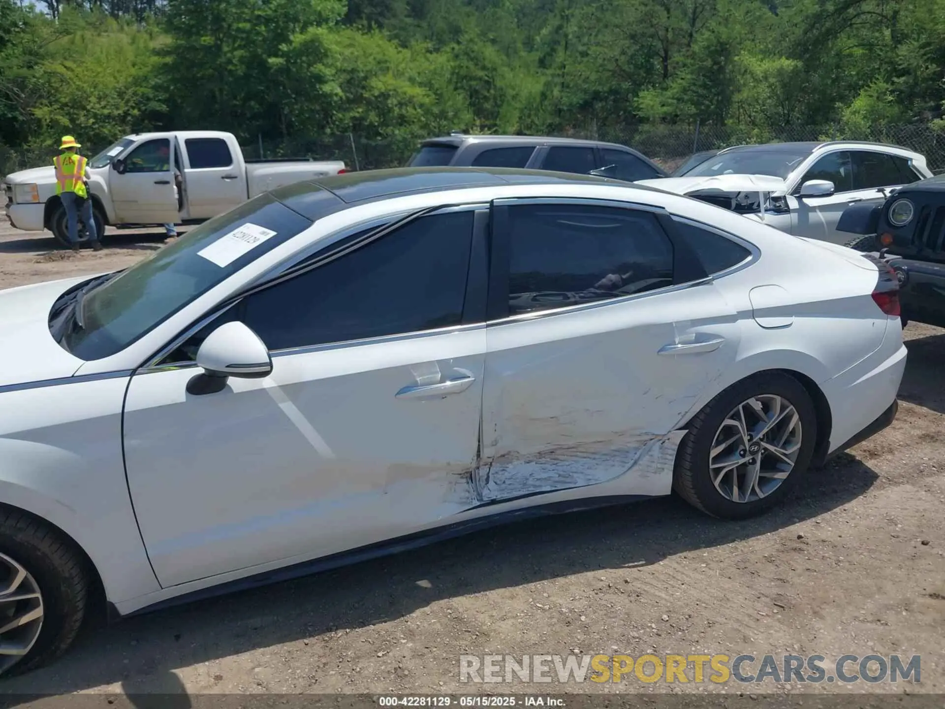 6 fotografías del automóvil dañado 5NPEF4JA2MH091896 HYUNDAI SONATA 2021