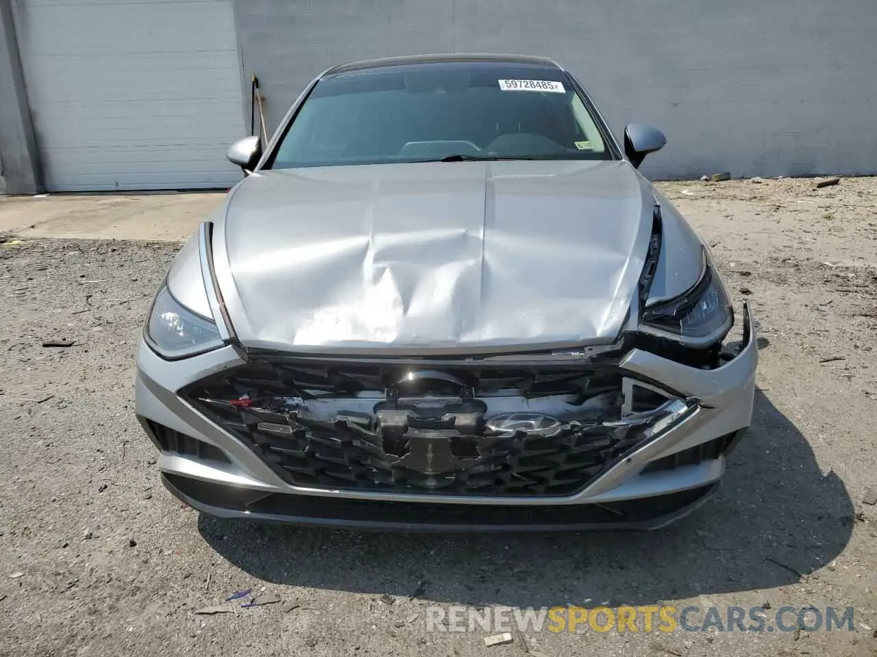 5 fotografías del automóvil dañado 5NPEF4JA2MH115033 HYUNDAI SONATA 2021