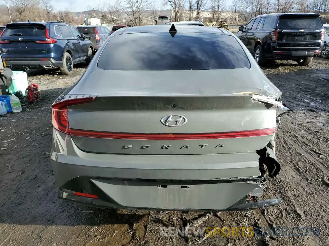 6 fotografías del automóvil dañado 5NPEF4JA2MH120572 HYUNDAI SONATA 2021