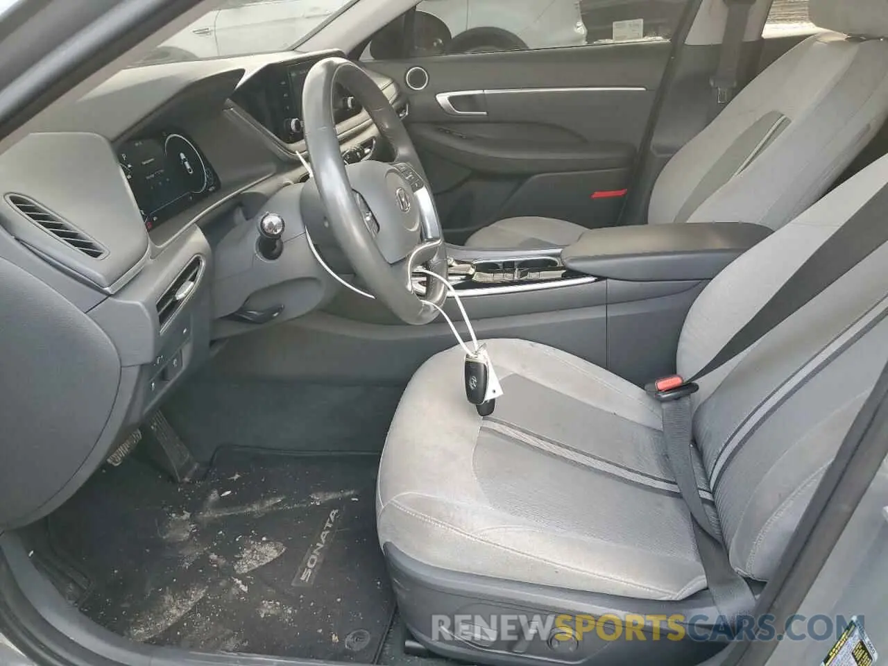 7 fotografías del automóvil dañado 5NPEF4JA2MH120572 HYUNDAI SONATA 2021