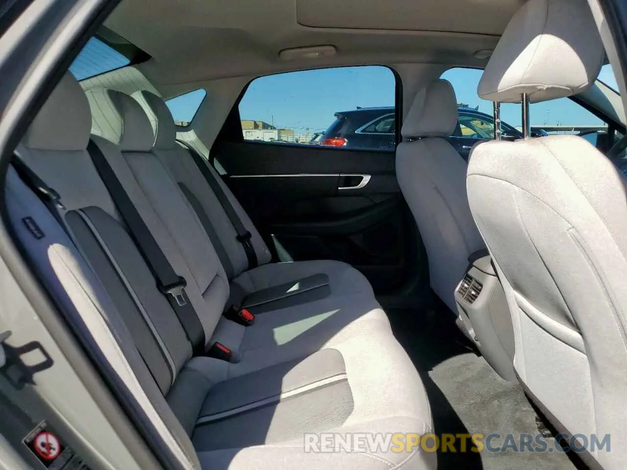 10 fotografías del automóvil dañado 5NPEF4JA4MH082200 HYUNDAI SONATA 2021