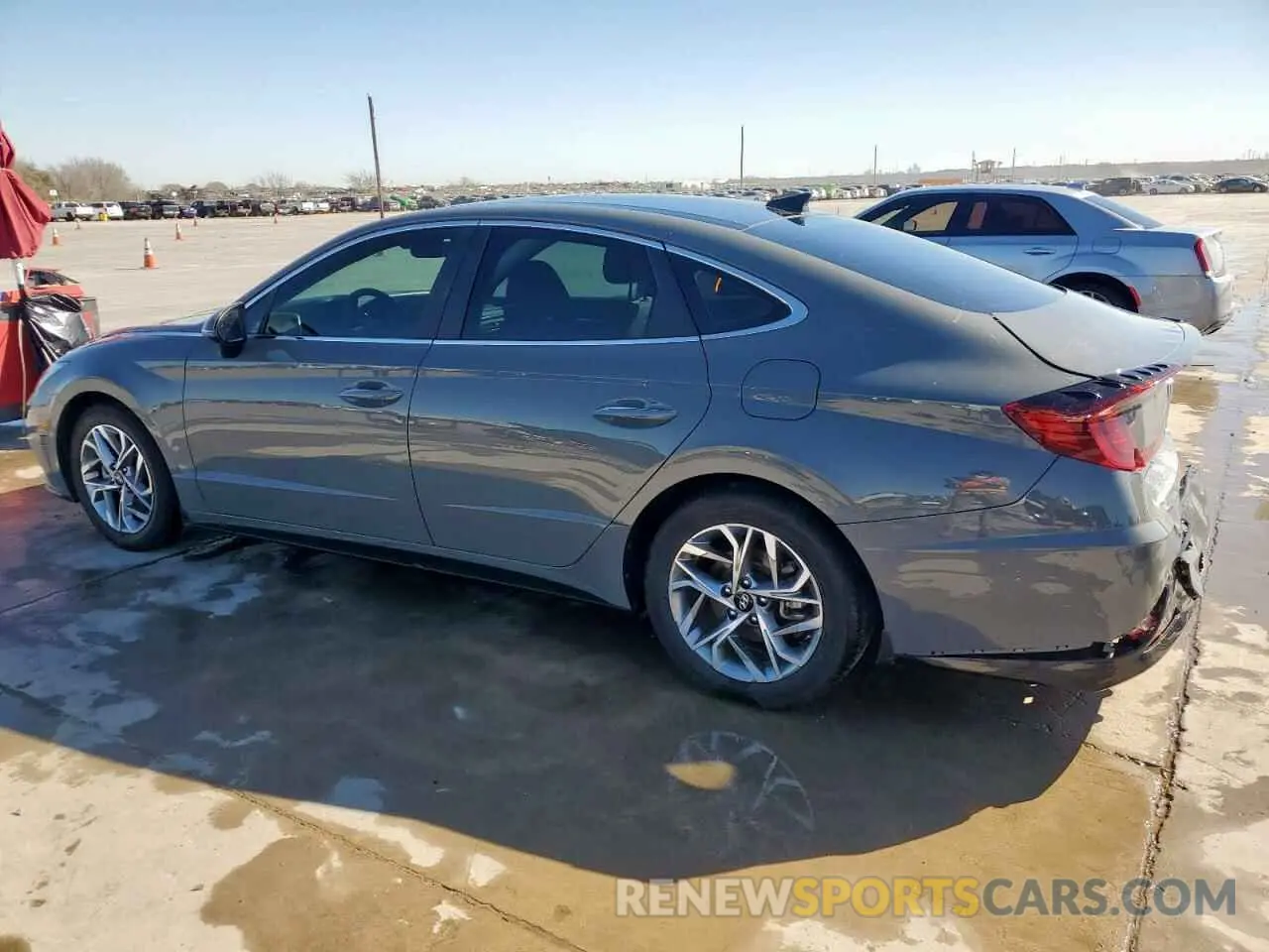 2 fotografías del automóvil dañado 5NPEF4JA4MH082200 HYUNDAI SONATA 2021