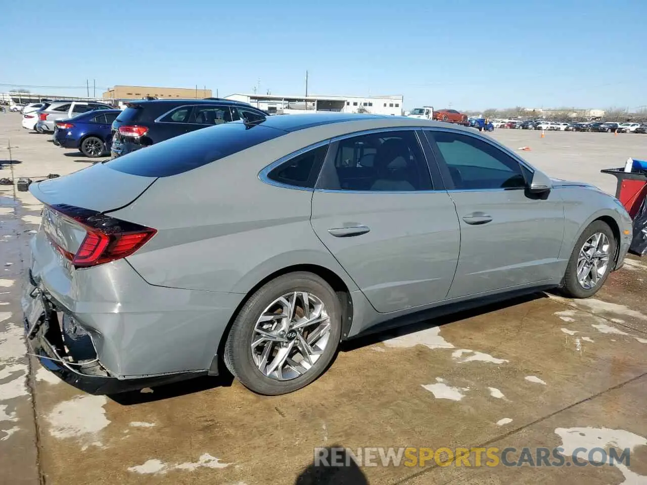 3 fotografías del automóvil dañado 5NPEF4JA4MH082200 HYUNDAI SONATA 2021