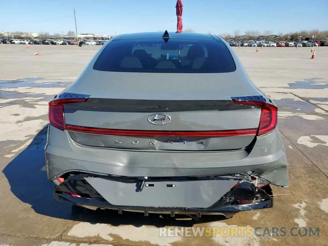 6 fotografías del automóvil dañado 5NPEF4JA4MH082200 HYUNDAI SONATA 2021