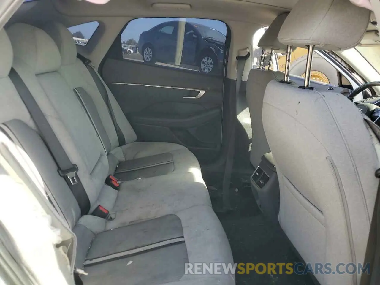 10 fotografías del automóvil dañado 5NPEF4JA4MH086800 HYUNDAI SONATA 2021