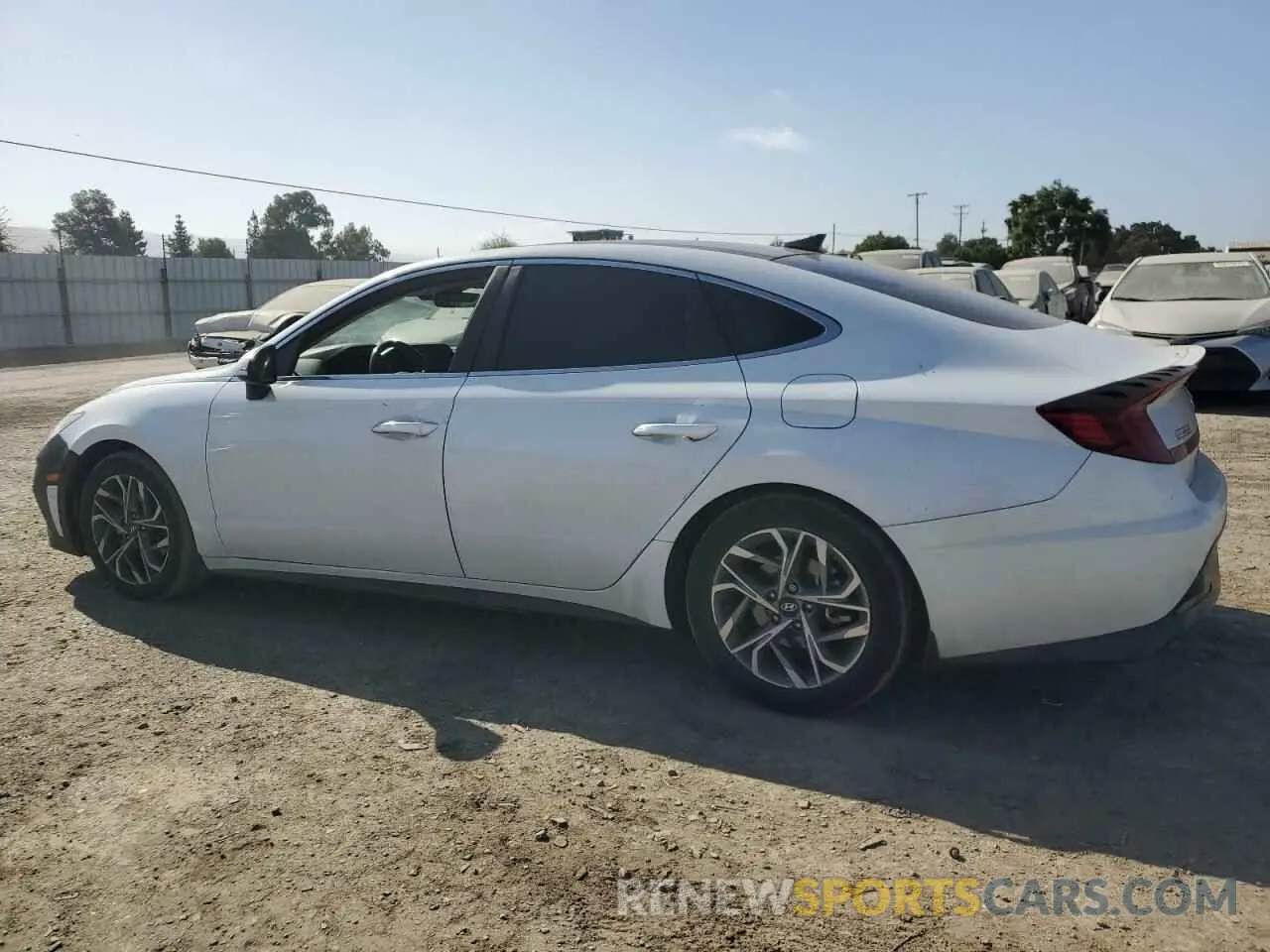 2 fotografías del automóvil dañado 5NPEF4JA4MH086800 HYUNDAI SONATA 2021