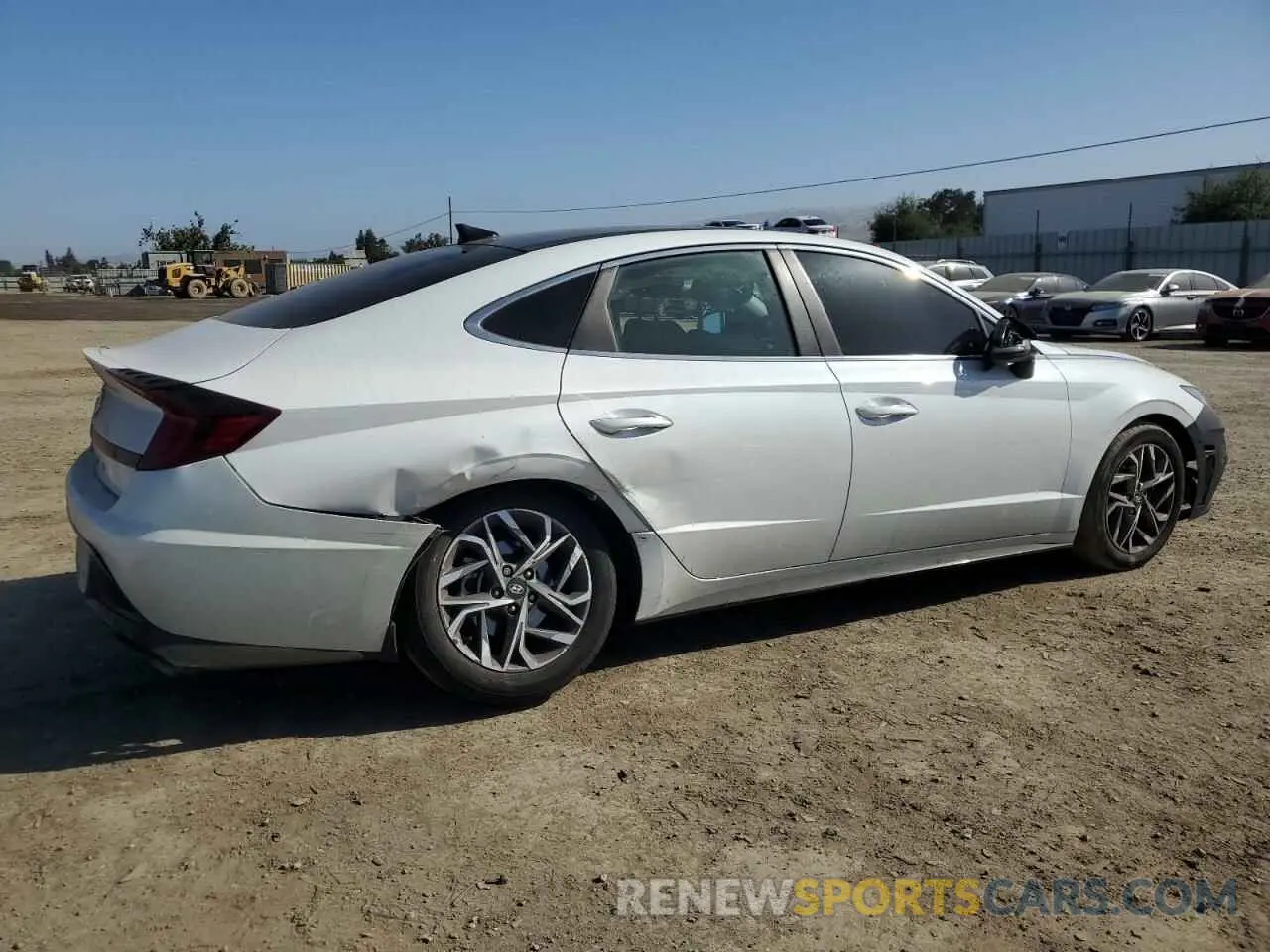 3 fotografías del automóvil dañado 5NPEF4JA4MH086800 HYUNDAI SONATA 2021