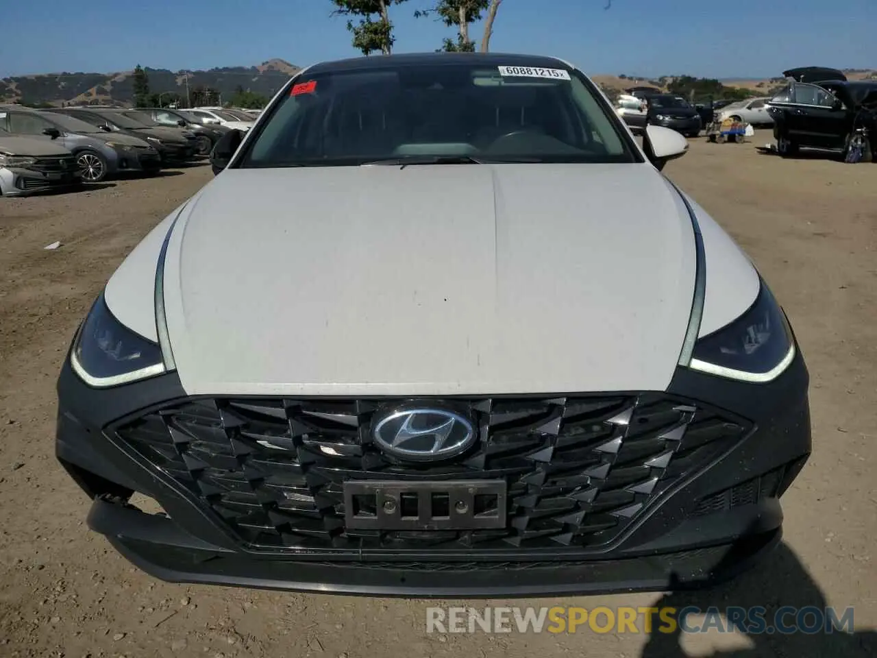 5 fotografías del automóvil dañado 5NPEF4JA4MH086800 HYUNDAI SONATA 2021