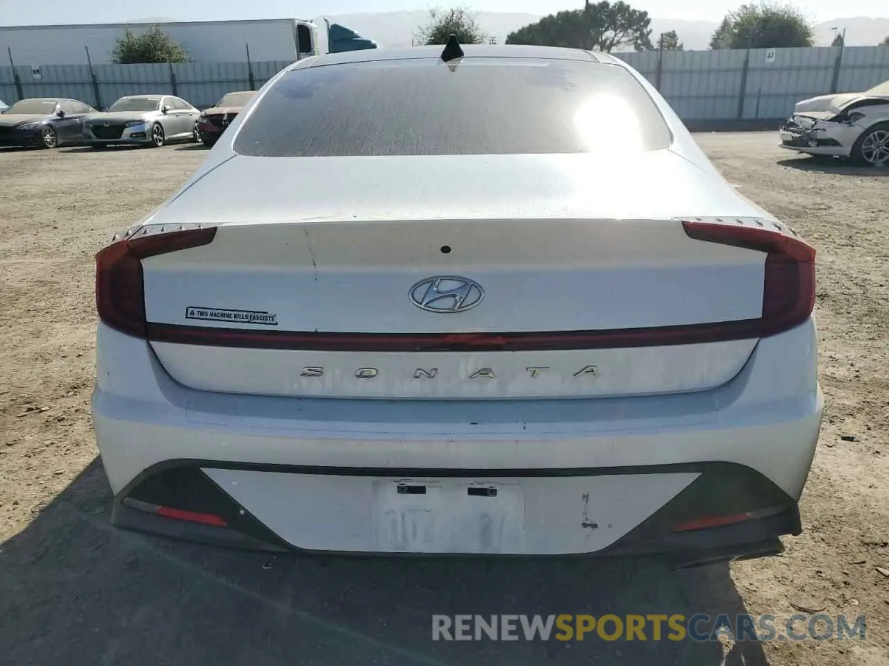 6 fotografías del automóvil dañado 5NPEF4JA4MH086800 HYUNDAI SONATA 2021