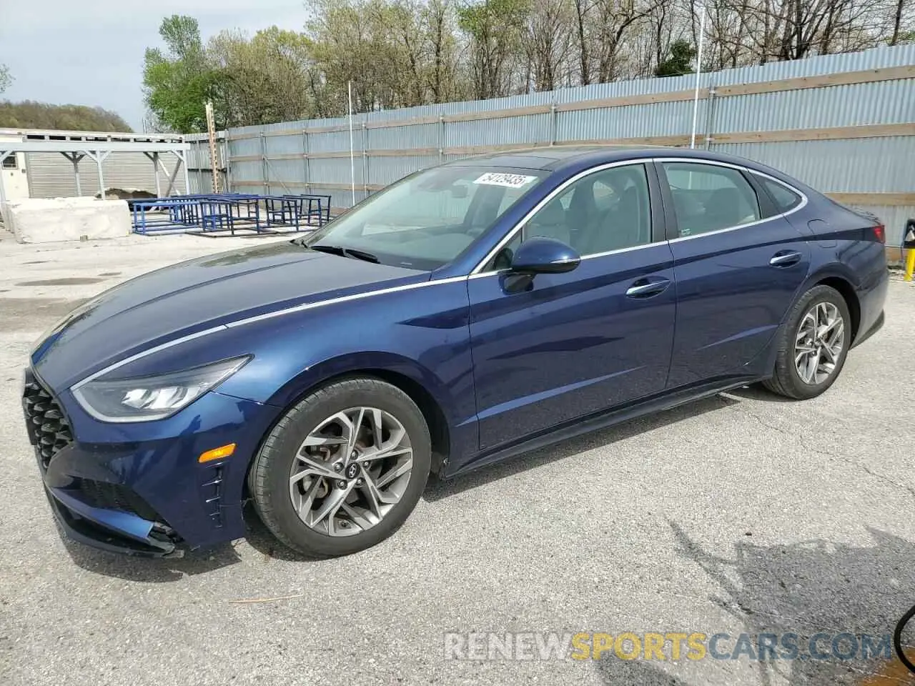 1 fotografías del automóvil dañado 5NPEF4JA4MH118919 HYUNDAI SONATA 2021