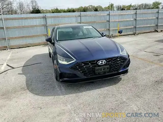 13 fotografías del automóvil dañado 5NPEF4JA4MH118919 HYUNDAI SONATA 2021